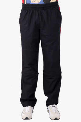 

Ajile by Pantaloons Solid Men's Black Track Pants
