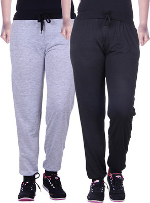 

Gag Wear Solid Women's Multicolor Track Pants, Black;light grey