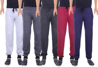 

gag wears Solid Men Purple Track Pants, Light grey & dark grey & black;maroon;navy