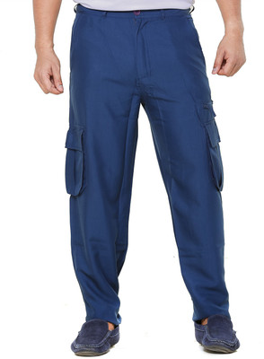 OLD KHAKI Solid Men Blue Track Pants