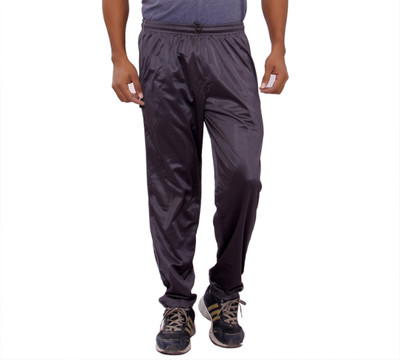 

JT International Solid Men Grey Track Pants, Dark grey