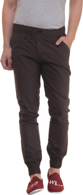 

Sports 52 Wear Solid Men's Brown Track Pants