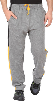 CHECKERSBAY Solid Men Grey Track Pants