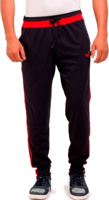 Vego Self Design Men Blue Track Pants