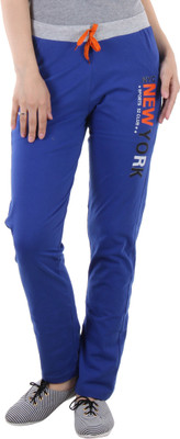

Sports 52 Wear Solid Women's Blue Track Pants