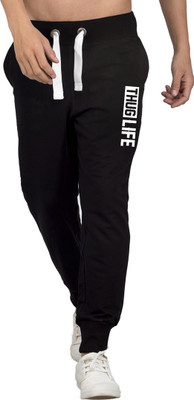 

Bewakoof Printed Men's Black Track Pants