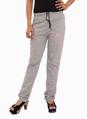 

JT International Solid Men Grey Track Pants