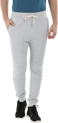 

Zobello Solid Men's Grey Track Pants