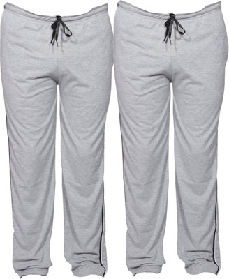 Indistar Solid Men Grey Track Pants
