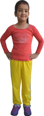 

Shaun Track Pant For Girls(Yellow)