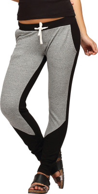 

Campus Sutra Solid Women's Grey Track Pants