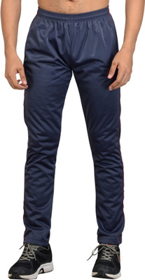 Vego Solid Men Blue Track Pants