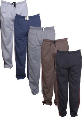 Tullis Solid Men Blue, Brown, Black, Grey Track Pants