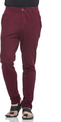 

Tinted Solid Men's Maroon Track Pants