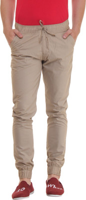 

Sports 52 Wear Solid Men's Beige Track Pants