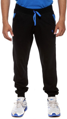 Sports 52 Wear Solid Men's Black, Blue Track Pants