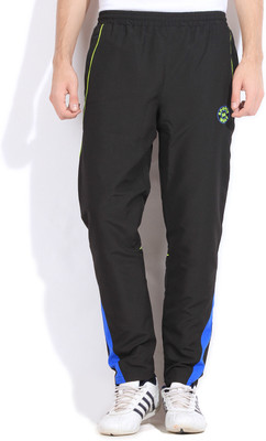 

Sports 52 Wear Solid Men's Black Track Pants, Blk/r.blu-