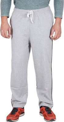 Frang Solid Men Grey Track Pants