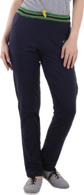

Sports 52 Wear Solid Women's Dark Blue Track Pants, Navy