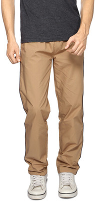

Ajile by Pantaloons Solid Men's Brown Track Pants, Khaki