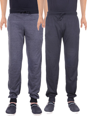 

Gag Wear Solid Men's Multicolor Track Pants, Black;dark grey