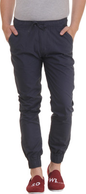 Fifty Two Solid Men's Grey Track Pants