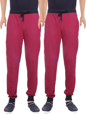 

Gag Wear Solid Men's Multicolor Track Pants, Maroon