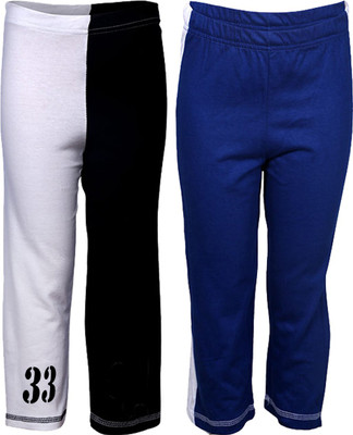

Gkidz Track Pant For Boys(White, Dark blue