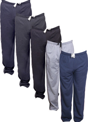 Indistar Solid Men Blue, Grey Track Pants