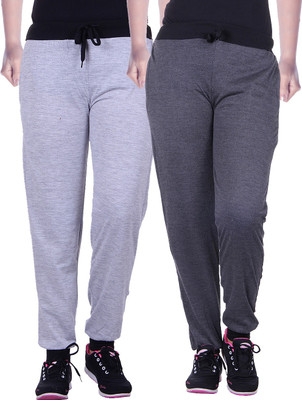 

Gag Wear Solid Women's Multicolor Track Pants, Dark grey;light grey