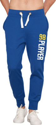 

Bewakoof Printed Men's Blue Track Pants