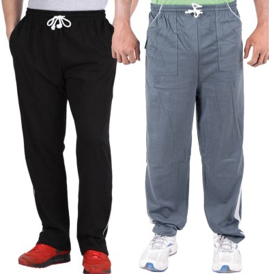 WellFitLook Solid Men Multicolor Track Pants