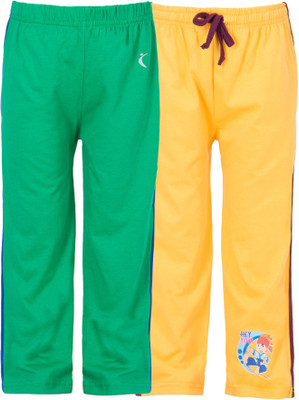 

Ultra Fit Track Pant For Boys(Multicolor), Green & yellow