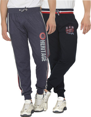 

Alan Jones Printed Men's Dark Blue, Grey Track Pants, F.navy;r.slate