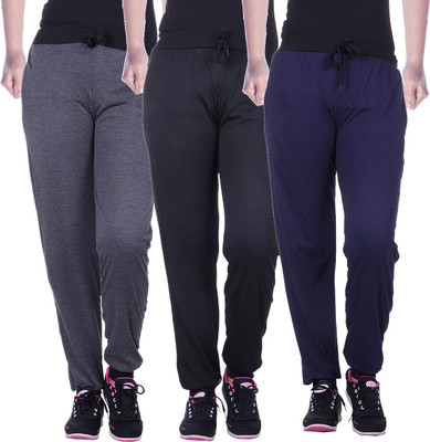 

Gag Wear Solid Women's Multicolor Track Pants, Black;dark grey;navy