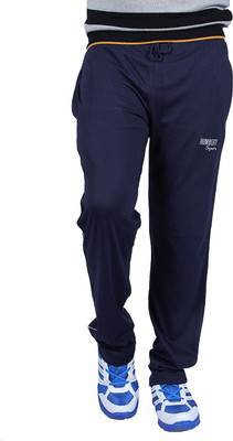 Humbert Solid Men Dark Blue Track Pants