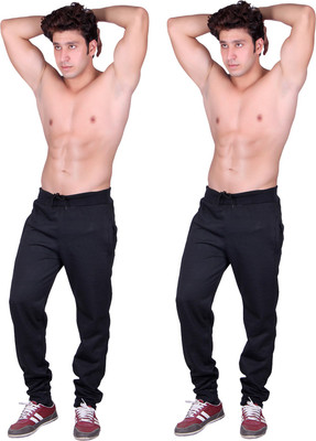 

Gag Wear Solid Men's Multicolor Track Pants, Black