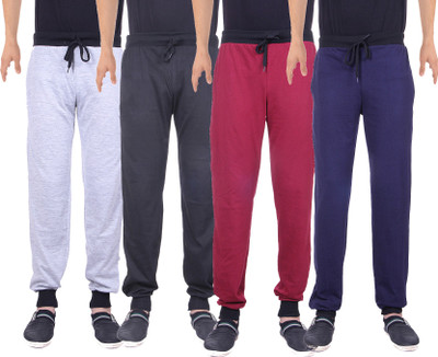 

Gag Wear Solid Men's Multicolor Track Pants, Black;light grey;maroon;navy