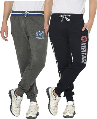 

Alan Jones Printed Men's Dark Blue, Grey Track Pants, F.charcoal;r.navy