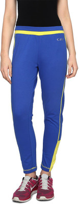 

Ajile by Pantaloons Solid Women' Dark Blue Track Pants, Cobalt blue