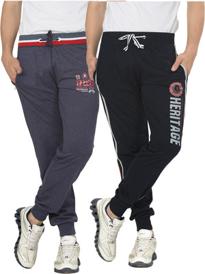 

Alan Jones Printed Men's Dark Blue, Grey Track Pants, F.slate;r.navy