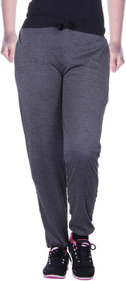 

Gag Wear Solid Women's Grey Track Pants, Dark grey