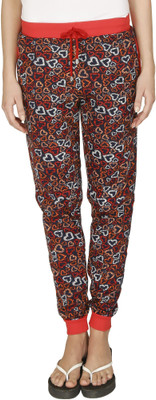 

Red Ring Printed Women's Multicolor Track Pants