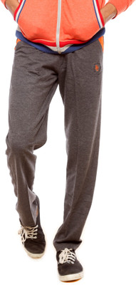 

Sports 52 Wear Solid Men's Grey Track Pants, D.mel.