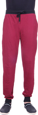 

Gag Wear Solid Men's Maroon Track Pants