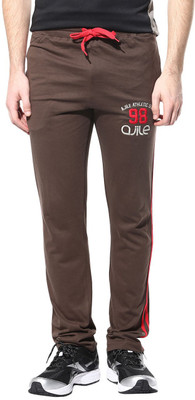 

Ajile by Pantaloons Solid Men's Brown Track Pants, Dark brown