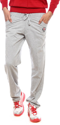 

Sports 52 Wear Solid Men's Grey Track Pants, L.mel.