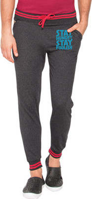 

Campus Sutra Printed Men's Grey Track Pants