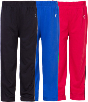 

Ultra Fit Track Pant For Boys(Multicolor), Black & red & blue