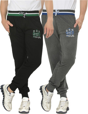

Alan Jones Printed Men's Black, Grey Track Pants, F.black;f.charcoal